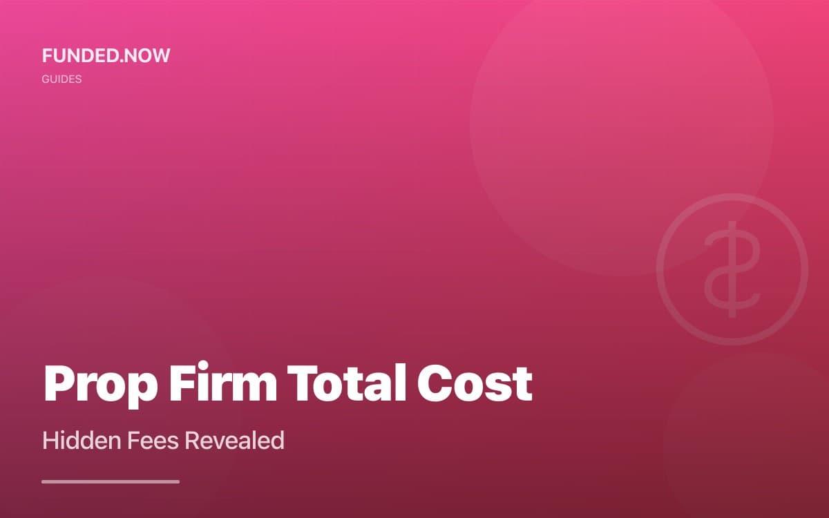 Prop Firm Total Cost: What That $40 Promo REALLY Costs You (2025)