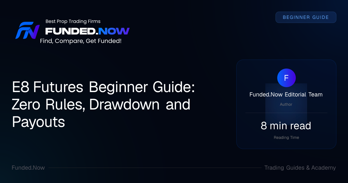 E8 Futures Beginner Guide: Zero Rules, Drawdown and Payouts | Funded.Now